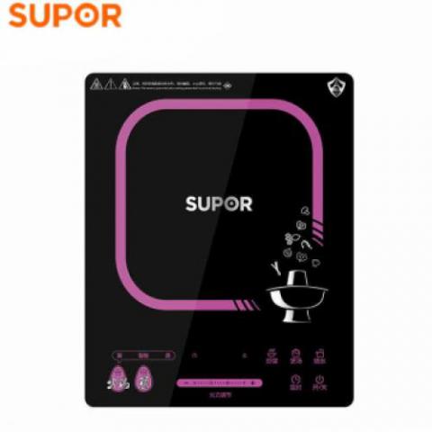 蘇泊爾(SUPOR)電磁爐大線圈密集火電磁灶SDHCB31-210(贈炒鍋)