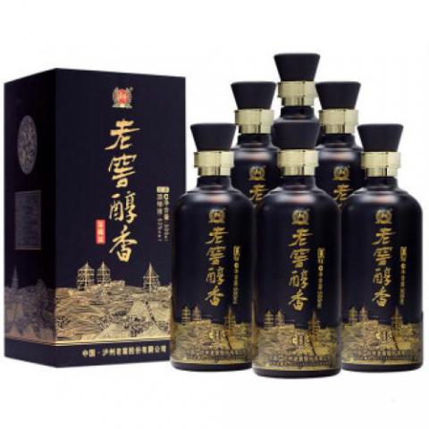 瀘州老窖 老窖醇香 鑒藏裝 白酒 52度 500ml*6瓶 整箱裝 (內含禮品袋)