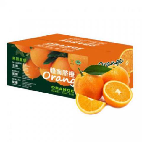 贛南臍橙5斤彩箱禮盒優選大果 單果150-230g橙子