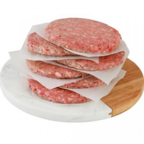 澳洲安格斯兒童牛肉餅1200g/12片 早餐新鮮漢堡肉餅冷凍西餐食材肉類