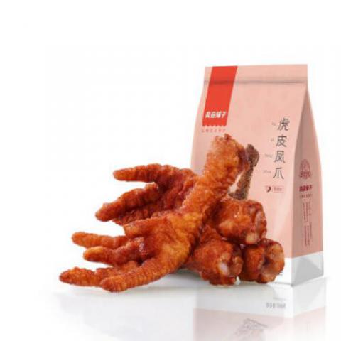 良品鋪子 虎皮鳳爪雞爪 鹵味夜宵香辣雞爪肉干肉脯雞肉類休閑零食獨立小包裝200g