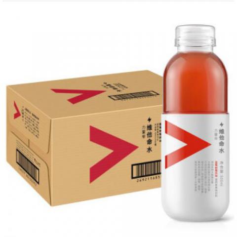 力量帝維他命水250ml*12瓶 果味運(yùn)動(dòng)能量飲料 藍(lán)莓樹莓風(fēng)味500ml*15瓶